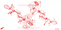 CLIGNOTANT pour Honda CBR 500 R ABS de 2014