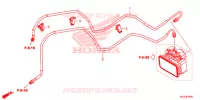 DURITE DE FREIN ARRIERE pour Honda CBR 500 R ABS de 2014