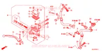 MAITRE CYLINDRE DE FREIN AVANT (ABS) pour Honda CBR 500 R ABS de 2014