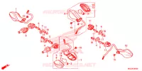 CLIGNOTANT pour Honda CBR 500 R ABS de 2014
