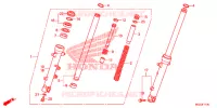 FOURCHE pour Honda CBR 500 R ABS de 2014