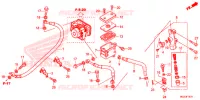MAITRE CYLINDRE DE FREIN ARRIERE (ABS) pour Honda CBR 500 R ABS de 2014
