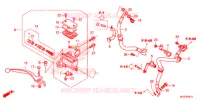 MAITRE CYLINDRE DE FREIN AVANT (ABS) pour Honda CBR 500 R ABS de 2014