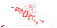 THERMOSTAT pour Honda CBR 500 R ABS de 2014