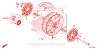 ROUE AVANT pour Honda CBR 600 RR ABS HRC de 2013