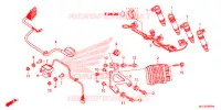 FAISCEAU SECONDAIRE pour Honda CBR 600 R ABS REPSOL de 2013