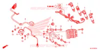 FAISCEAU SECONDAIRE pour Honda CBR 600 RR ABS REPSOL de 2014