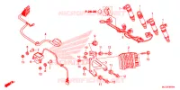 FAISCEAU SECONDAIRE pour Honda CBR 600 RR ABS BLACK de 2013