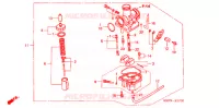 CARBURATEUR pour Honda GL 125 Front Disk brake, Casted Wheels de 2003