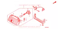 FEU ARRIERE pour Honda GL 125 Front Disk brake, Casted Wheels de 2003