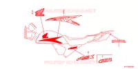 AUTOCOLLANTS (4) pour Honda CB1 125 de 2014