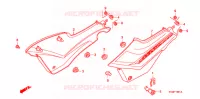 COUVERCLES LATERAUX (CGR125SH8,A) pour Honda GR 125 de 2010