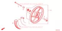 ROUE AVANT (MOULURE) pour Honda CB1 125 RUEDAS FUNDIDAS de 2013