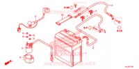 BATTERIE pour Honda CRUISING 125 de 2014