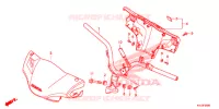 GUIDON   CARENAGE pour Honda CRUISING 125 de 2014