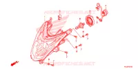 PHARE pour Honda CRUISING 125 de 2014