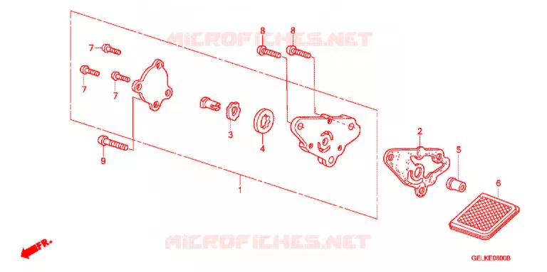POMPE A HUILE Honda MOTO 50 CRF 2006  CRF50F6