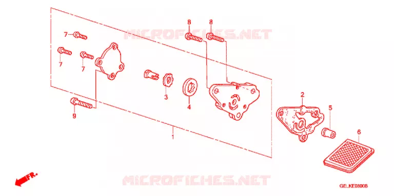 POMPE A HUILE Honda MOTO 50 CRF 2012  CRF50FB