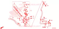 MAITRE CYLINDRE DE FREIN AVANT pour Honda CTX 700 ABS de 2014