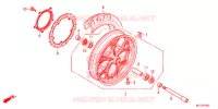 ROUE AVANT pour Honda CTX 700 ABS de 2014