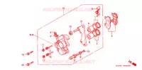 ETRIER DE FREIN AVANT (FS1251/2) pour Honda FS 125 SONIC de 2002