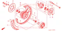 ROUE ARRIERE (FS125/M) pour Honda FS 125 SONIC de 2002