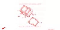 CYLINDRE pour Honda FS 125 SONIC de 2004