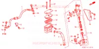 MAITRE CYLINDRE DE FREIN ARRIERE pour Honda FS 125 SONIC de 2004