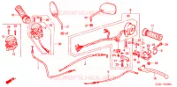 LEVIER DE GUIDON   CABLE   COMMODO pour Honda FS 125 SONIC C de 2002