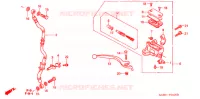 MAITRE CYLINDRE DE FREIN AVANT pour Honda FS 125 SONIC C de 2002