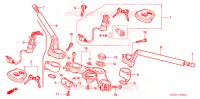GUIDON   TE DE FOURCHE (FS1254/5/6/8) pour Honda FS 125 SONIC C de 2008