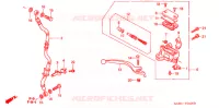 MAITRE CYLINDRE DE FREIN AVANT pour Honda FS 125 SONIC C de 2008