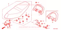 SELLE pour Honda FS 125 SONIC C de 2008