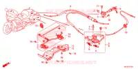 SYSTEME D'OUVERTURE DE COFFRE   VALISE pour Honda F6B 1800 BAGGER BLACK de 2013