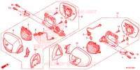 CLIGNOTANT   RETROVISEUR pour Honda F6B 1800 BAGGER de 2013
