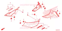 COUVERCLES LATERAUX pour Honda F6B 1800 BAGGER de 2013
