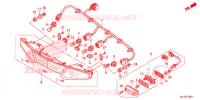 FEUX ARRIERE pour Honda F6B 1800 BAGGER de 2013