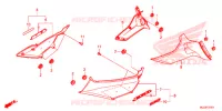 COUVERCLES LATERAUX pour Honda F6B 1800 BAGGER de 2013