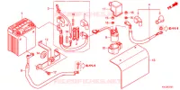 BATTERIE (GLH125SH) pour Honda STORM 125 TAMBOR DELANTERO de 2012