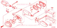 CLIGNOTANT pour Honda STORM 125 TAMBOR DELANTERO de 2012