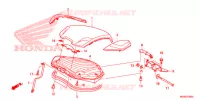COUVERCLE DE COFFRE pour Honda NC 700 de 2013