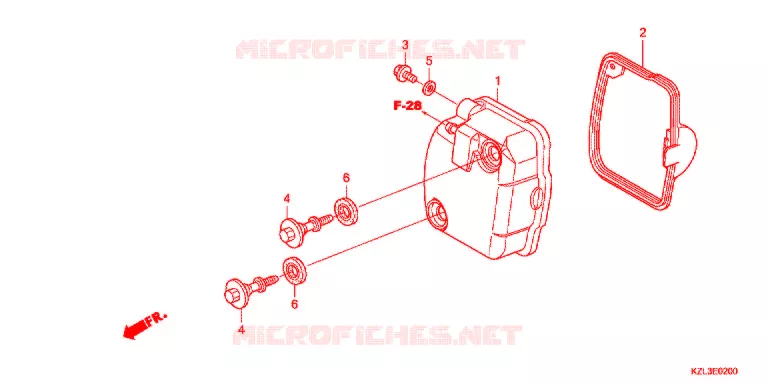 COUVRE CULASSE Honda SCOOTER 110 VISION 2016  NSC110MPDE