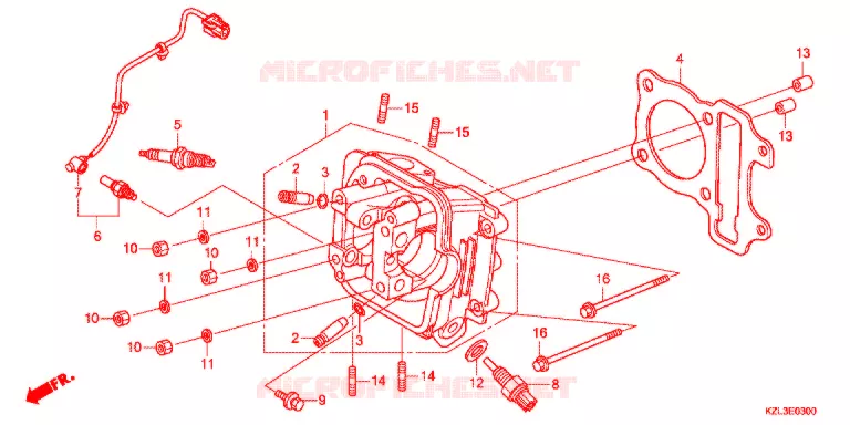 CULASSE Honda SCOOTER 110 VISION 2016  NSC110MPDE