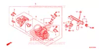 CORPS DE PAPILLON pour Honda INTEGRA 700 de 2013