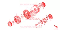 EMBRAYAGE pour Honda INTEGRA 700 de 2013