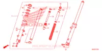 FOURCHE pour Honda INTEGRA 700 de 2013