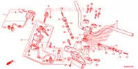 GUIDON   TE DE FOURCHE pour Honda INTEGRA 700 de 2013