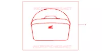 SAC INTERIEUR DE TOP CASE pour Honda INTEGRA 700 de 2013