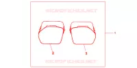 SACOCHES INTERIEUR DE VALISES 33/35L pour Honda INTEGRA 700 de 2013