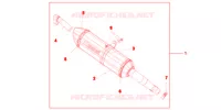 SILENCIEUX TITANE pour Honda INTEGRA 700 de 2013
